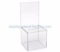 Acrylic display manufacturers customized cheap ballot suggestion box NAB-292