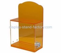 Display case manufacturers customized acrylic suggestion ballot box NAB-273