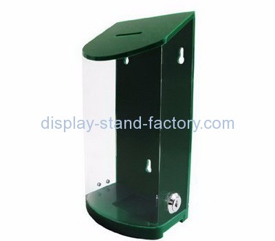 Display box manufacturer customized clear plastic standing ballot box NAB-146