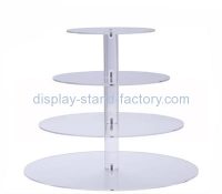Akrilik ekran fabrikası özelleştirmek akrilik ekran raf mini kek standı NFD-028
