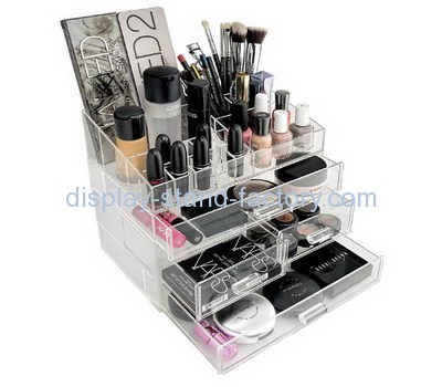 Acrylic display manufacturers customize cosmetic drawers cheap makeup organizer NMD-116