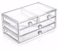 Perspex manufacturers custom acrylic small makeup case organisers NMD-091