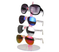 Wholesale custom acrylic 4-tier eyeglasses display rack