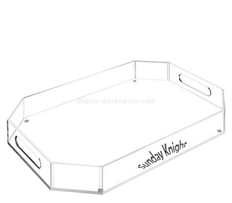 Wholesale custom acrylic octagon serving tray