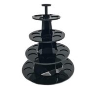 Custom acrylic 4-tier Macarons tower display stand