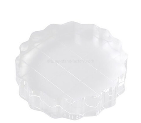 Custom acrylic sunflower shape stamping block