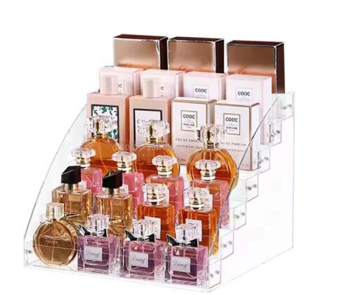 Custom acrylic 7 tiers perfume display holders