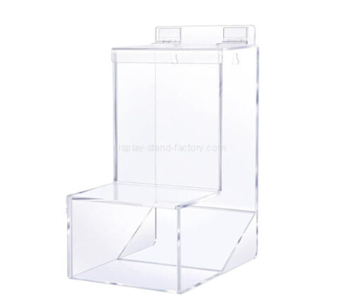 Custom acrylic retail candy dispenser bin with lid