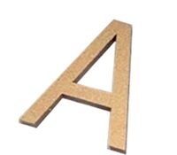 맞춤형 레이저 커팅 아크릴 문자 A