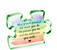 Custom acrylic thank you gifts for coworker employee