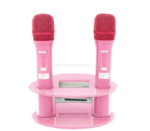 Custom acrylic bar microphone display holder stand