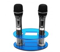 Custom acrylic bar microphone holder stand