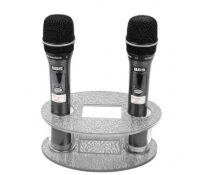 Custom acrylic microphone holder stand