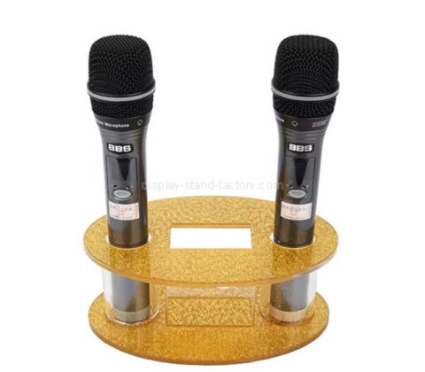 Custom acrylic microphone display holder stand