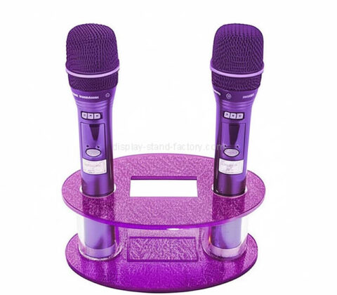 Custom acrylic KTV microphone stand holder