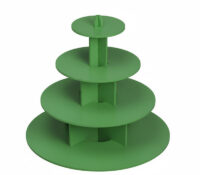 Custom acrylic 4 tiers parties cupcake display stands
