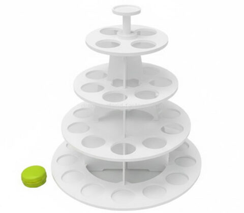 Custom acrylic 5 tiers weddings Macarons display stands