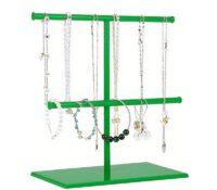 Custom acrylic T bar jewellery hanging organizer