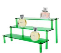カスタム アクリル 3 層コロン ディスプレイ スタンド