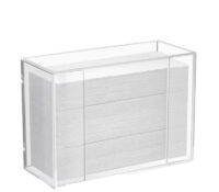 Custom acrylic wall serviette holder box