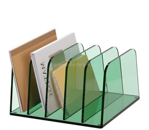 Custom acrylic office 5-section file holder