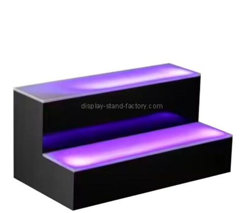 Custom acrylic 2 tiers LED wine display props