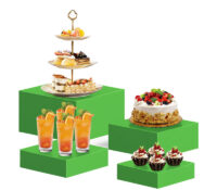 맞춤형 아크릴 뷔페 음식 디스플레이 라이저