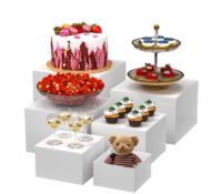 맞춤형 아크릴 케이터링 디저트 디스플레이 라이저