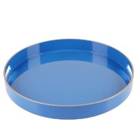 손잡이가 달린 맞춤형 아크릴 원형 호텔 서빙 트레이