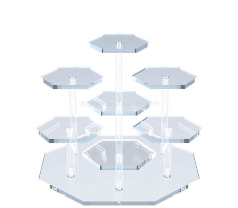 Custom acrylic 7-tiers perfume display risers