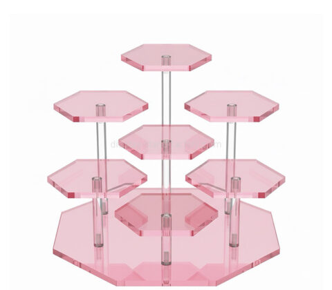 Custom acrylic 7-tiers skincare display stands