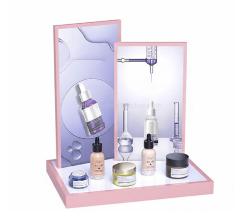 Custom acrylic retail skincare display props