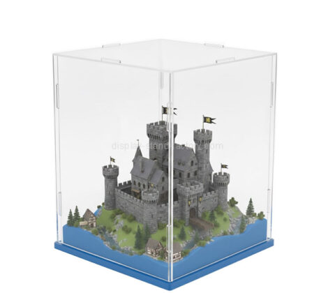 Custom acrylic memorabilia castle showcase