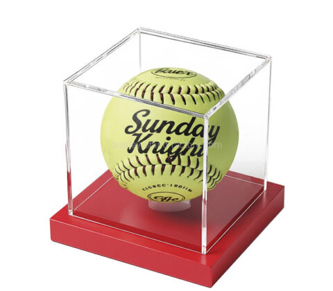 Custom acrylic softball display box