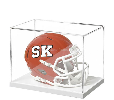 Custom acrylic helmet display box