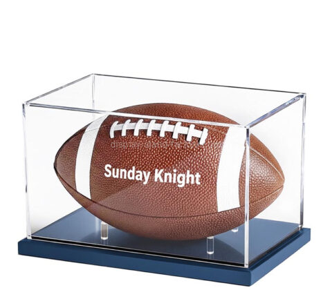 Custom acrylic football display box