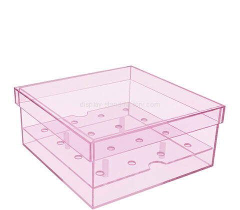 Custom acrylic Valentine′s day flower gift box