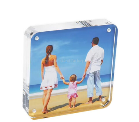 맞춤형 아크릴 원형 가장자리 자석 액자 블록