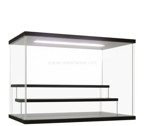 Custom acrylic 3 tiers retail LED showcase