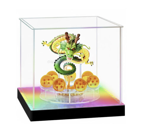 Custom acrylic figure dragon statue LED showcase