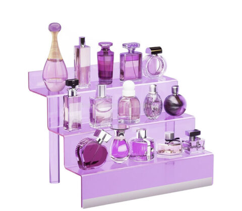 カスタム アクリル 3 層香水 LED ディスプレイ スタンド