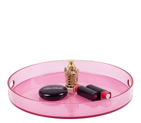 صينية منظمة مكياج دائرية مصنوعة من الأكريليك حسب الطلب