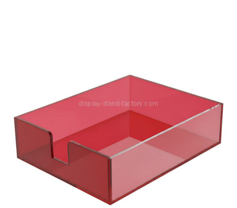 カスタムアクリル製デスクトップA4レタートレイ