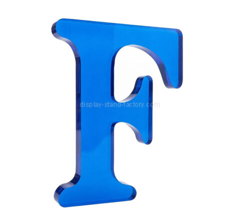Custom acrylic wall decor standing letter slices sign