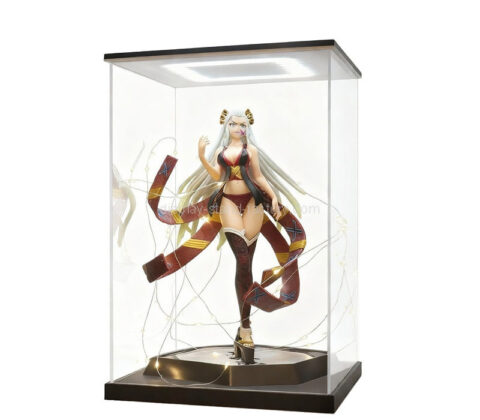 Custom acrylic memorabilia figure LED showcase