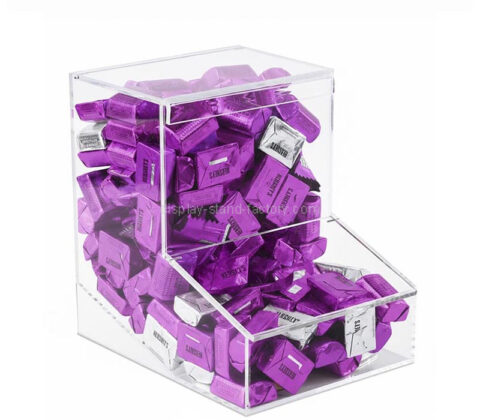 موزع حلوى الأكريليك الحائطي المخصص مع غطاء