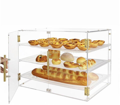 صندوق عرض معجنات أكريليك مخصص من 3 طبقات من الأكريليك