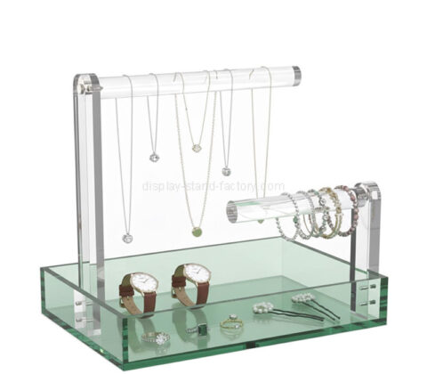 보관 트레이가 있는 맞춤형 아크릴 주얼리 바