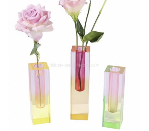 注文のアクリルの装飾のかわいい花のつぼのブロック