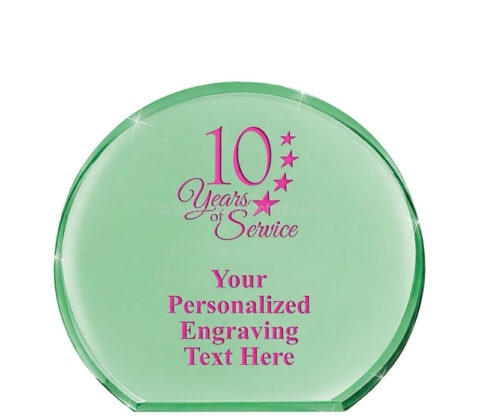 カスタムアクリルクラウン賞サークル文鎮ブロック